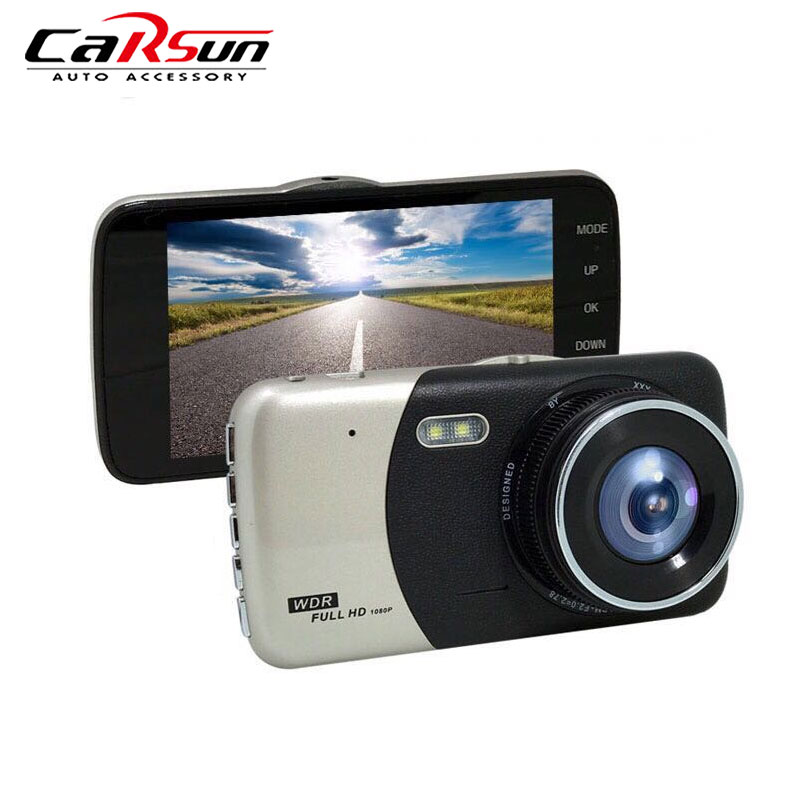 Auto Dvr Dashcam Auto Camera Dual Lens 1080P Dash Cam Video Recorder Met Achteruitrijcamera Auto Camera Recorder