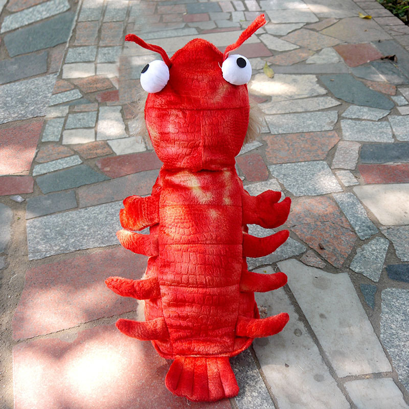 Winter Dog Clothes Halloween Lobster Costume Cat Christmas Suit Dogs Pet Overalls Funny Clothing for French Bulldog AUG8