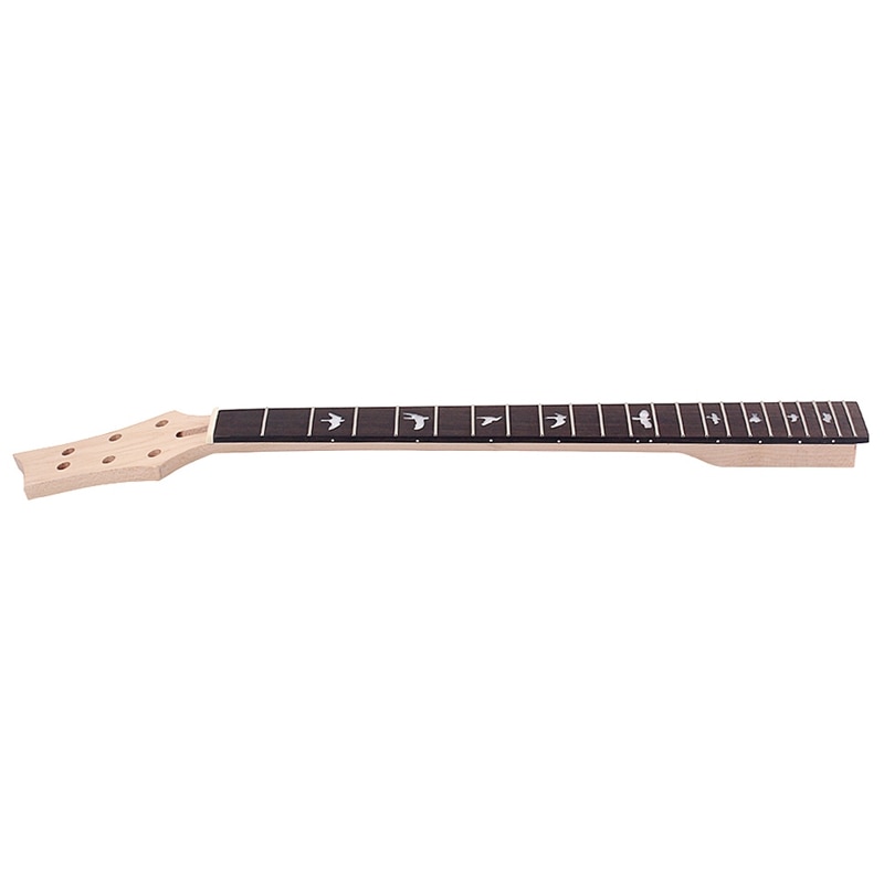 Novedad, 1 Uds., mástil de guitarra de madera sólida de arce 22 trastes, varilla de braguero de 24,75 pulgadas para guitarra eléctrica, Color negro