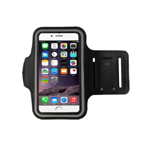 4-5.5inch Outdoor Sports Phone Holder Armband Case for Samsung Gym Running Phone Bag Arm Band Case for iPhone 7/8 Huawei: black