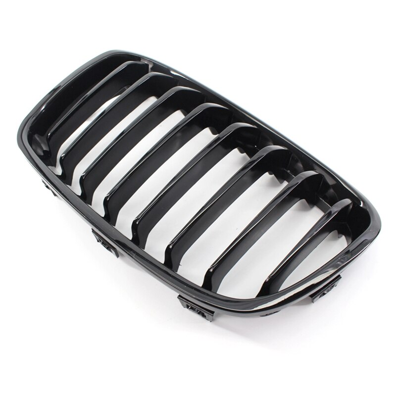 Rejilla frontal negra brillante para Bmw F20 F21 1 Series