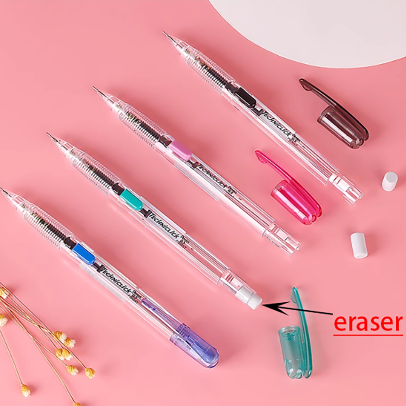 Pentel PD105T Side Press 0.5mm 0.7mm Mechanical Pencil For School And Office Stationery