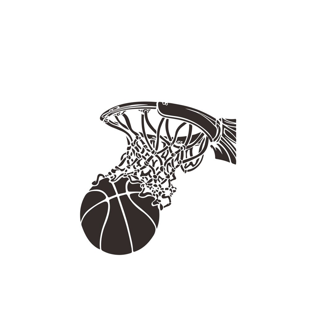Basketball Hoop Switch Sticker For Kids Room Living Room Bedroom Switch Wallpaper Home Decoration Mural Wall Stickers