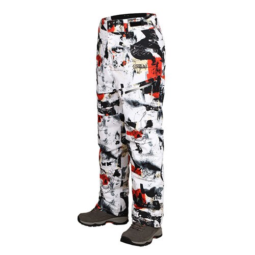 super warm mannen sneeuw ski broek winter broek voor snowboarden lange broek voor mannen maat S-XXL: Red / S