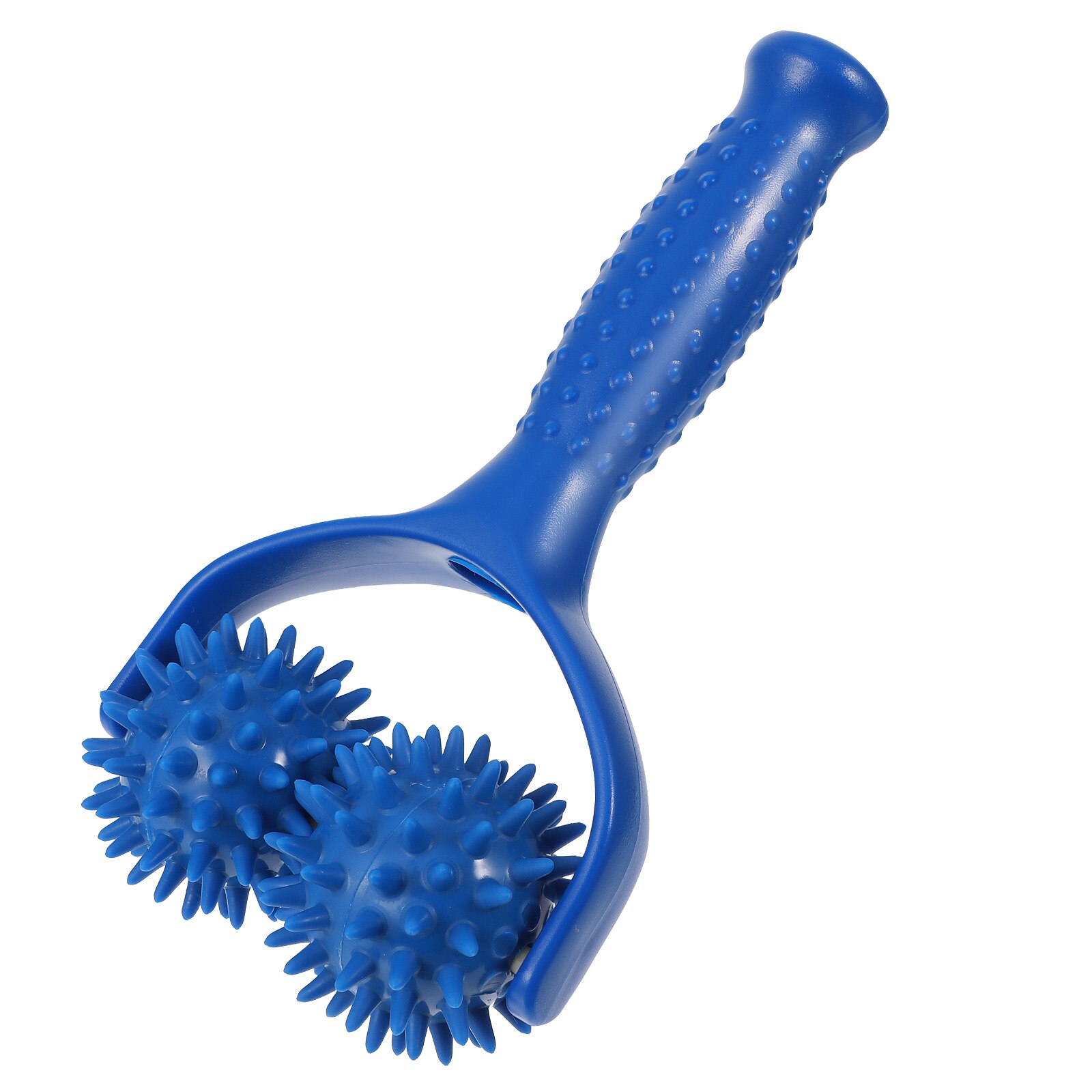 Manual Muscle Massager Portable Muscle Roller Back Shoulder Massager (Blue): Default Title