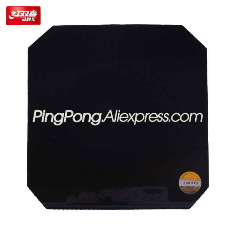 DHS PF4-50 Table Tennis Rubber (Hurricane 3-50 No.50 High Elastic Red Sponge) Original DHS PF4 -50 Ping Pong Sponge