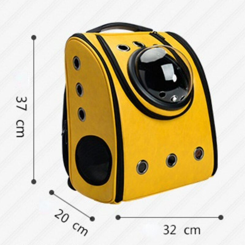 Gato mochila transportadora grande bolha astronauta espaço cápsula respirável transporte para animais de estimação coelho saco transparente com janela