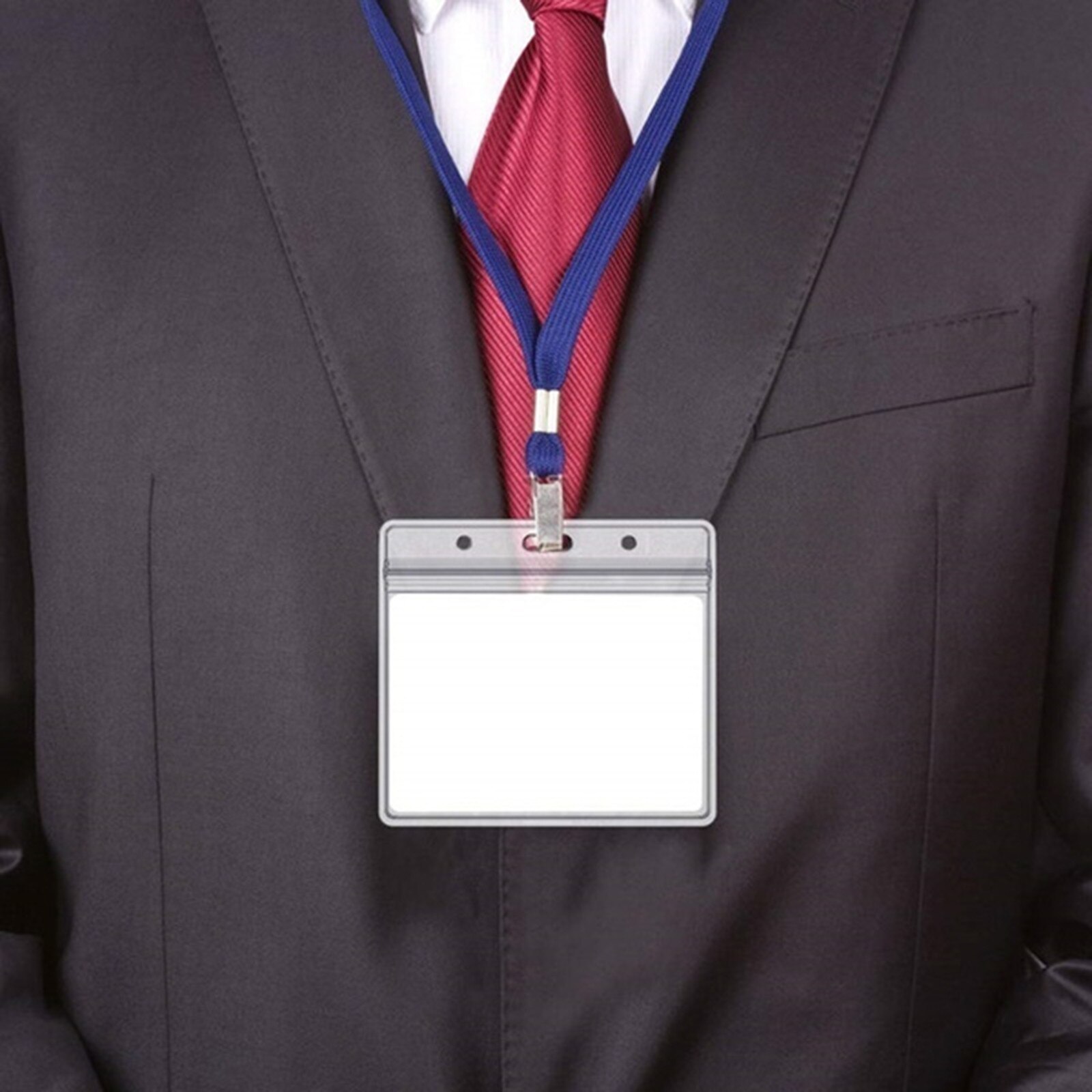 10pcs Health Card Waterproof Transparent Card Holder Plastic Card id Holders Case Protect Credit Cards Card Protector Cardholde