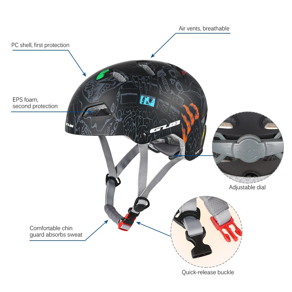 GUB V1 Radfahren Helm MTB Berg Straße Fahrrad Helm Erwachsene Männer Frau draussen Sport Sicherheit Kappe BMX Schutzhülle Fahrrad Helme