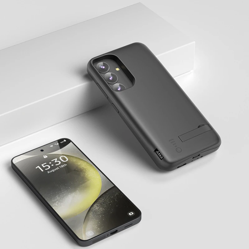 5000mAh Battery Case for Samsung Galaxy S24 Ultra Power Bank Charging Case for Samsung S24 Plus Battery Charger Case