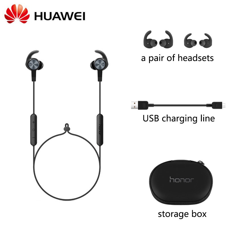 Huawei-auriculares Honor xSport AM61 IPX5, inalámbricos por Bluetooth, a prueba de agua, BT4.1, Control de micrófono de música, para Android e IOS
