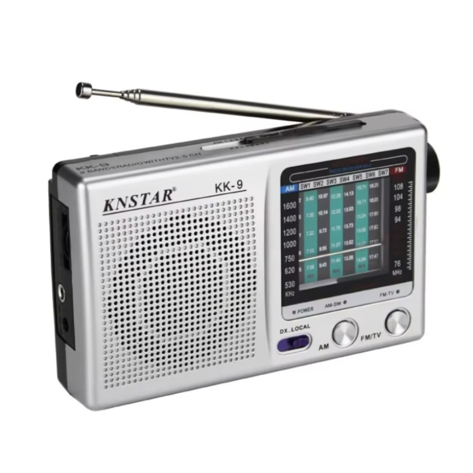 Radio portatile multifunzionale a basso SW AM FM Power Mini Walkman 2 batterie AA Radio stereo esterna per uso domestico in campeggio