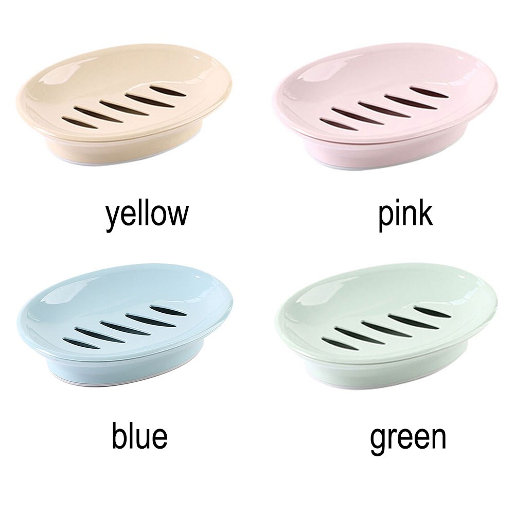 Double Lattice Soap Dish Box Case Holder Container Home bathroom soap holder