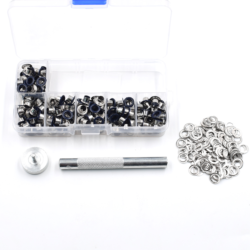 (50 teile/los) 17mm-20mm innendurchmesser Metall See Kleidung & Zubehör. mais. Ösen. Ring. niet schnappt Öse installa