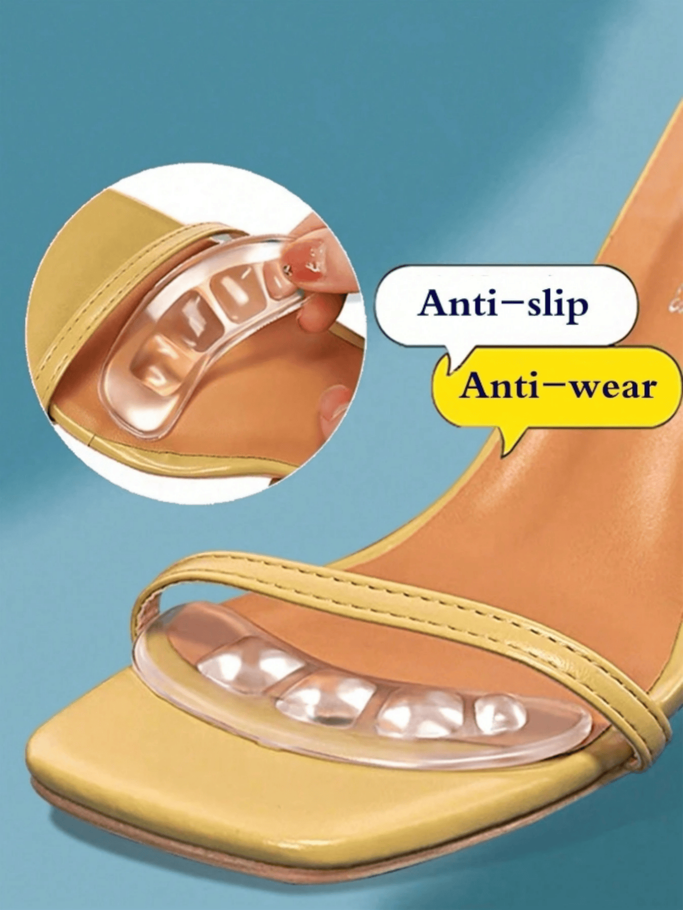 3/6 paar voorvoet demping hoge hakken/sandalen antislip pads, hoge hakken leren schoenen hakstickers wasbaar