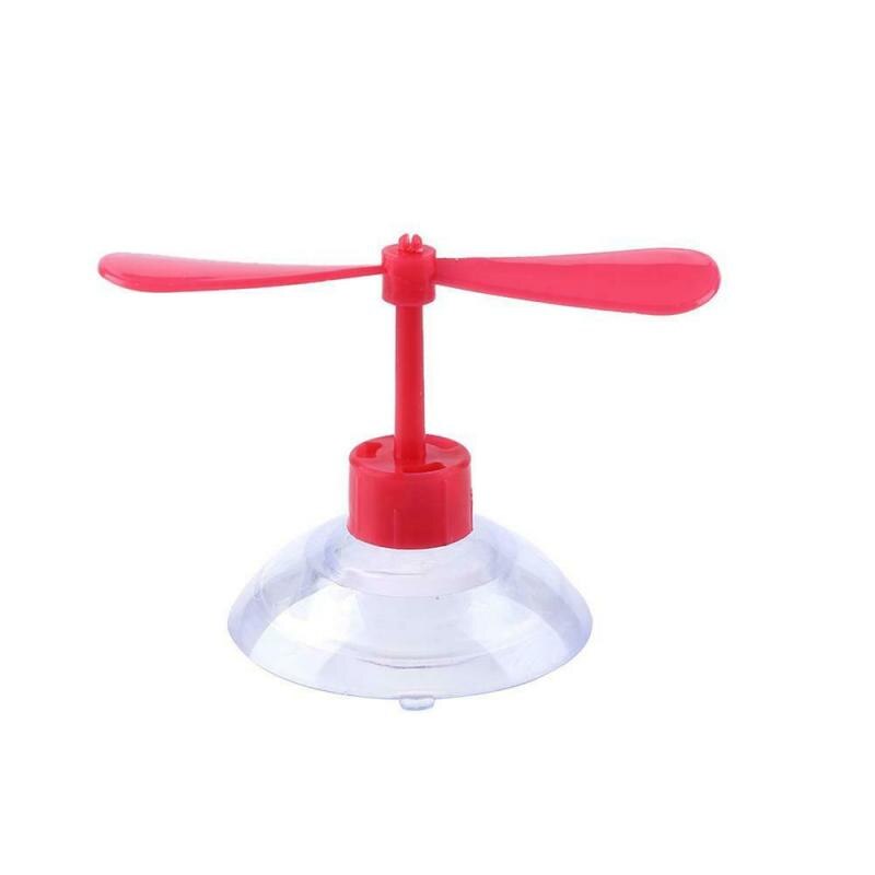 1 Uds., ventilador para casco de motocicleta, accesorios de decoración, ventosa, ventosa, hélice, diversión infantil, Libélula de Bambú: 08