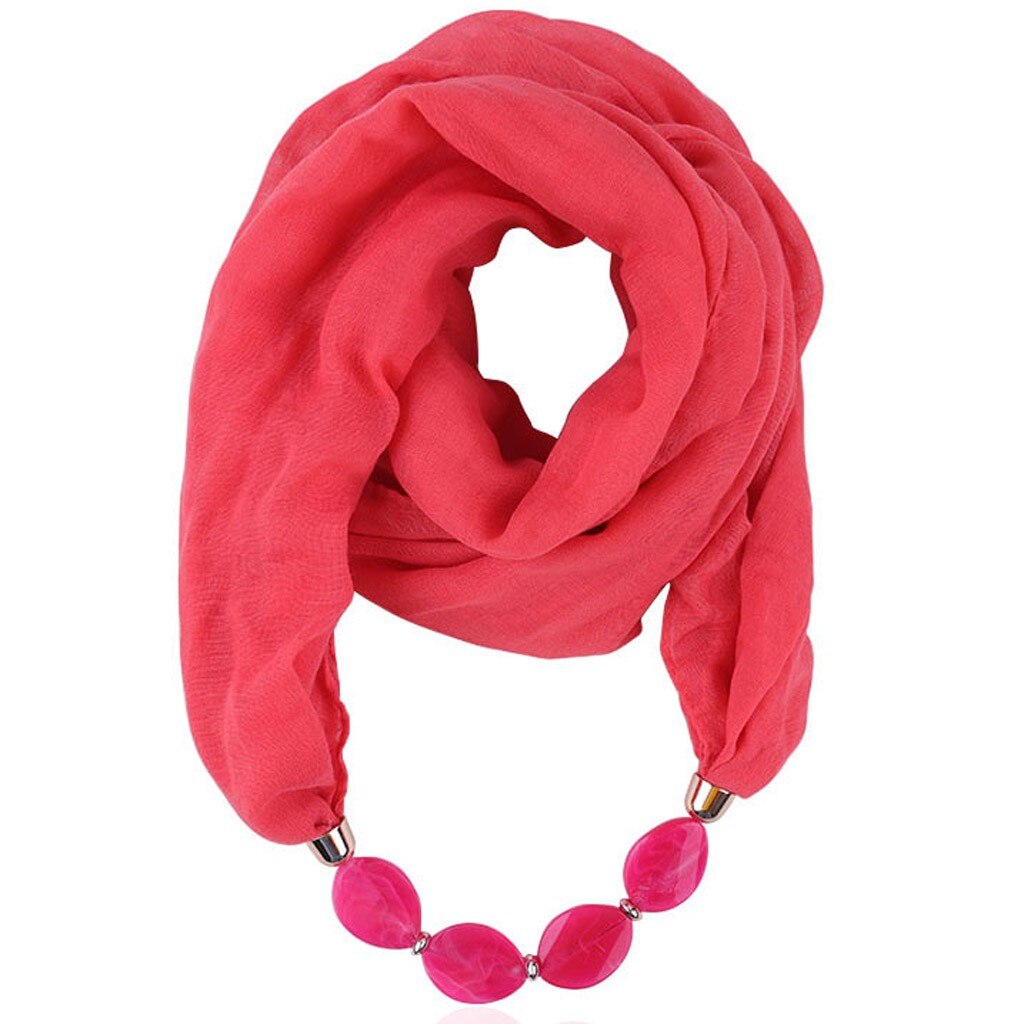 Vrouwen Katoen Linnen Ketting Hanger Sjaal Etnische Stijl Zachte Ketting Sjaals Katoen Linnen Shawl Sjaal Accessoires: L