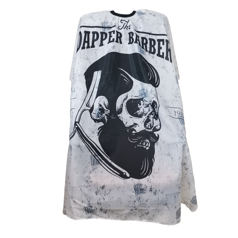 Haircut Cloth Hair Salon Breathable Shaving Cloth Apron Black Nylon Soft And Comfortable Hair Cutting Dress Shawl