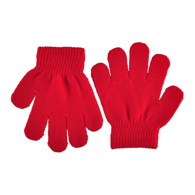 Nette winter baby handschuhe volle finger handschuhe fäustlinge kinder warm halten solide farben für sport radfahren angeln snowboard lauf: red