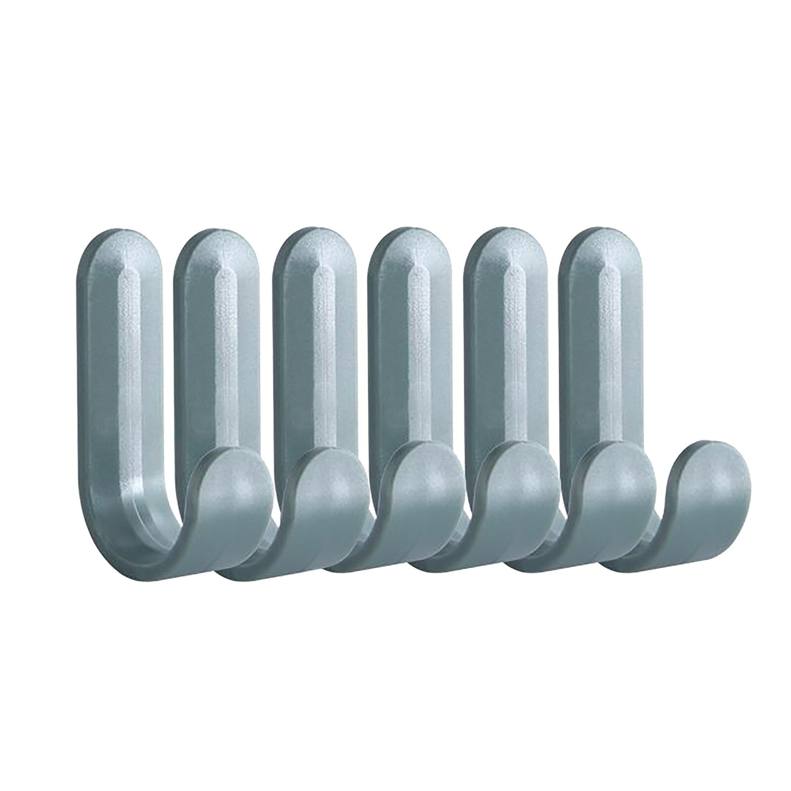 Zelfklevende Muur Hangers Handdoek Haken Plastic Deur Hangers Hoed Rekken Sleutels Hanger Muur Organizer Home Decor Sleutelhouder: Green 