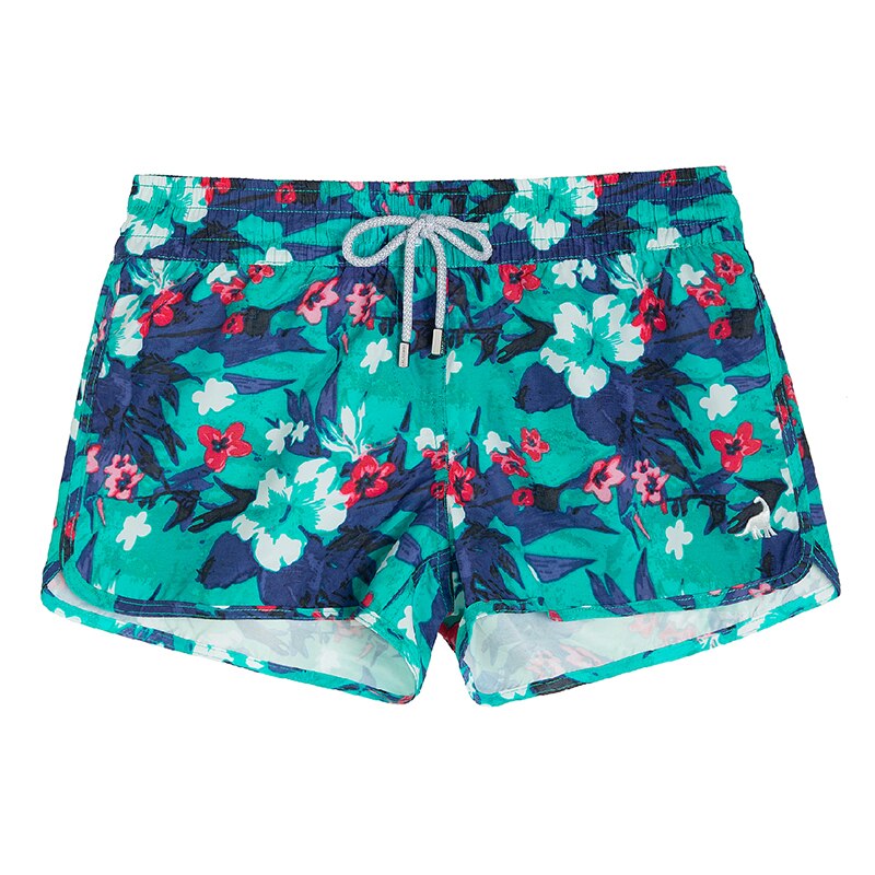 Surfcuz Vrouwen Bloemen Strand Boardshorts Met Zakken Quick Dry Print Zwembroek Casual Badmode Swim Shorts Voor Vrouwen: Xl