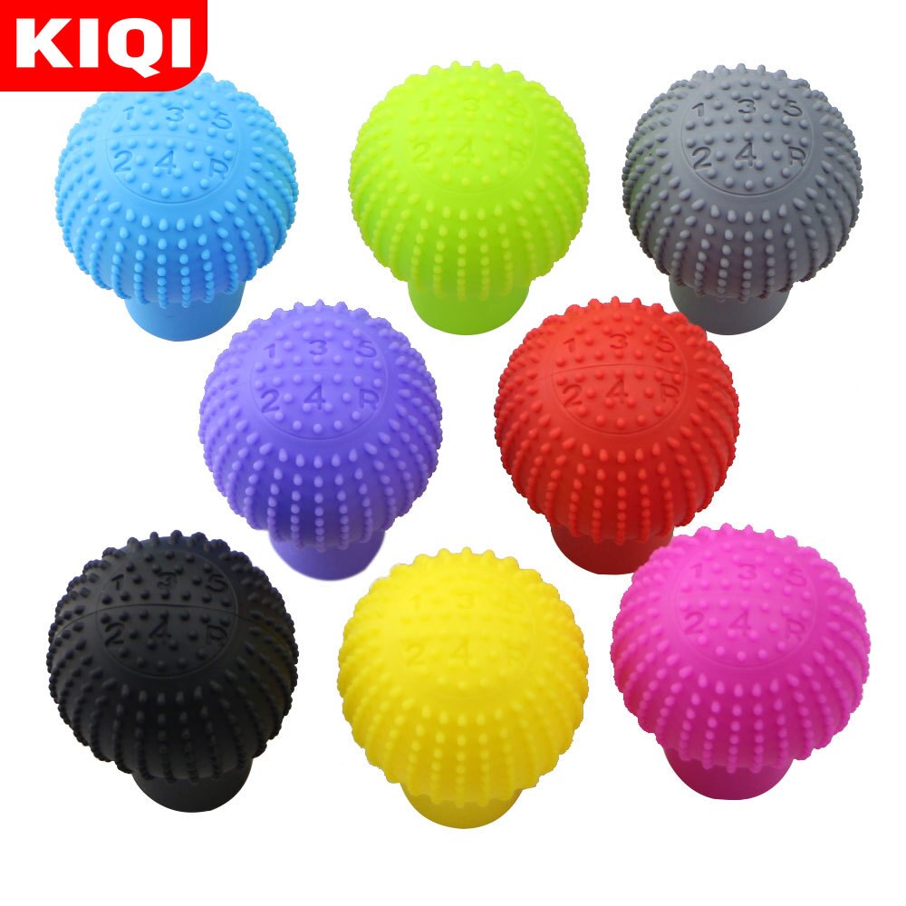 Pomo de palanca de cambios Manual de silicona, cubierta de pomo de palanca de cambios MT, fundas de funda, Protector de piel, accesorios de estilo de coche