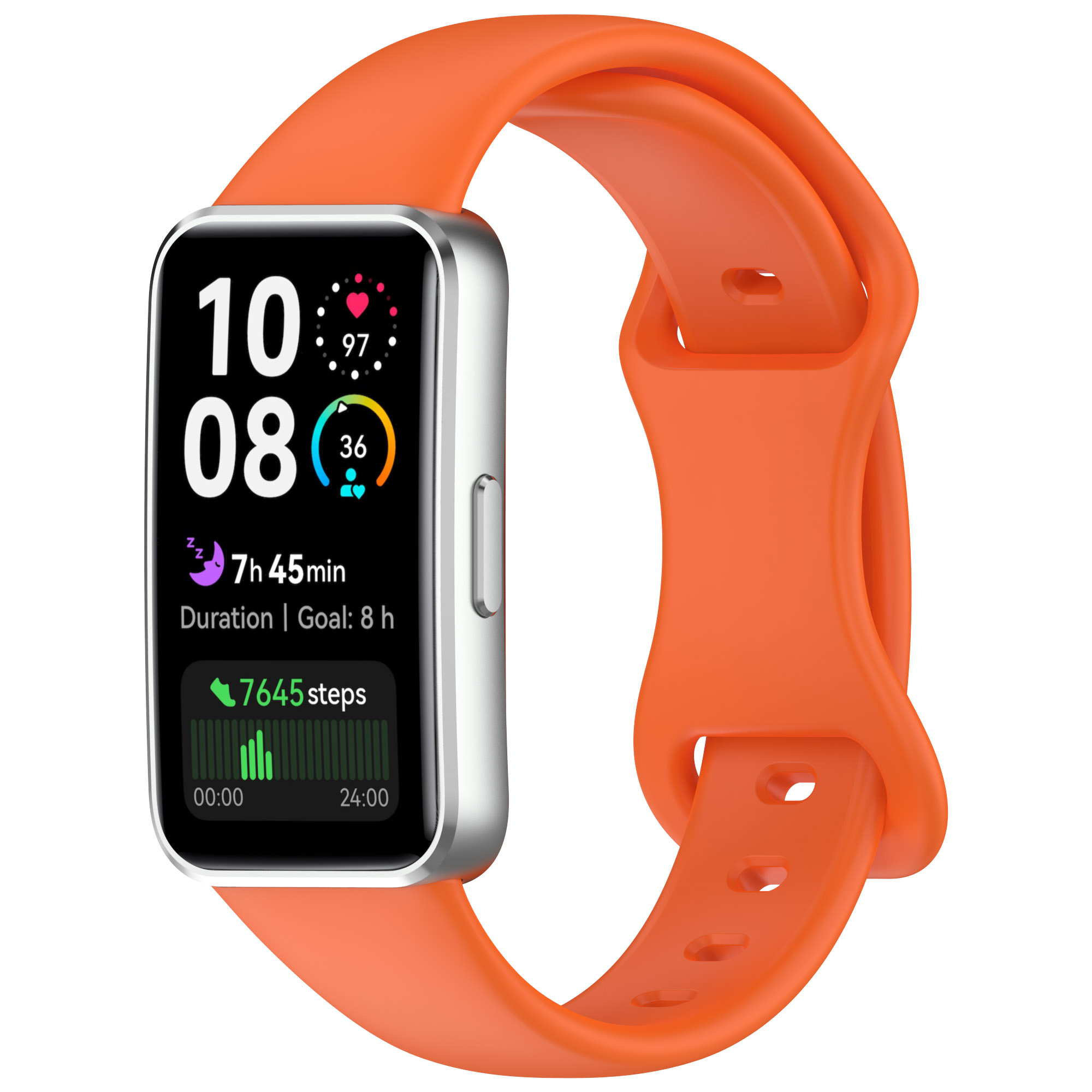 Silikonirannekkeet huawei band 10/9/8/ nfc-kellonrannekkeen lisävarusteet vaihtovyö urheilu pulseira correa huawei band 10 -ranneke: Savuisen mauve / 12mm