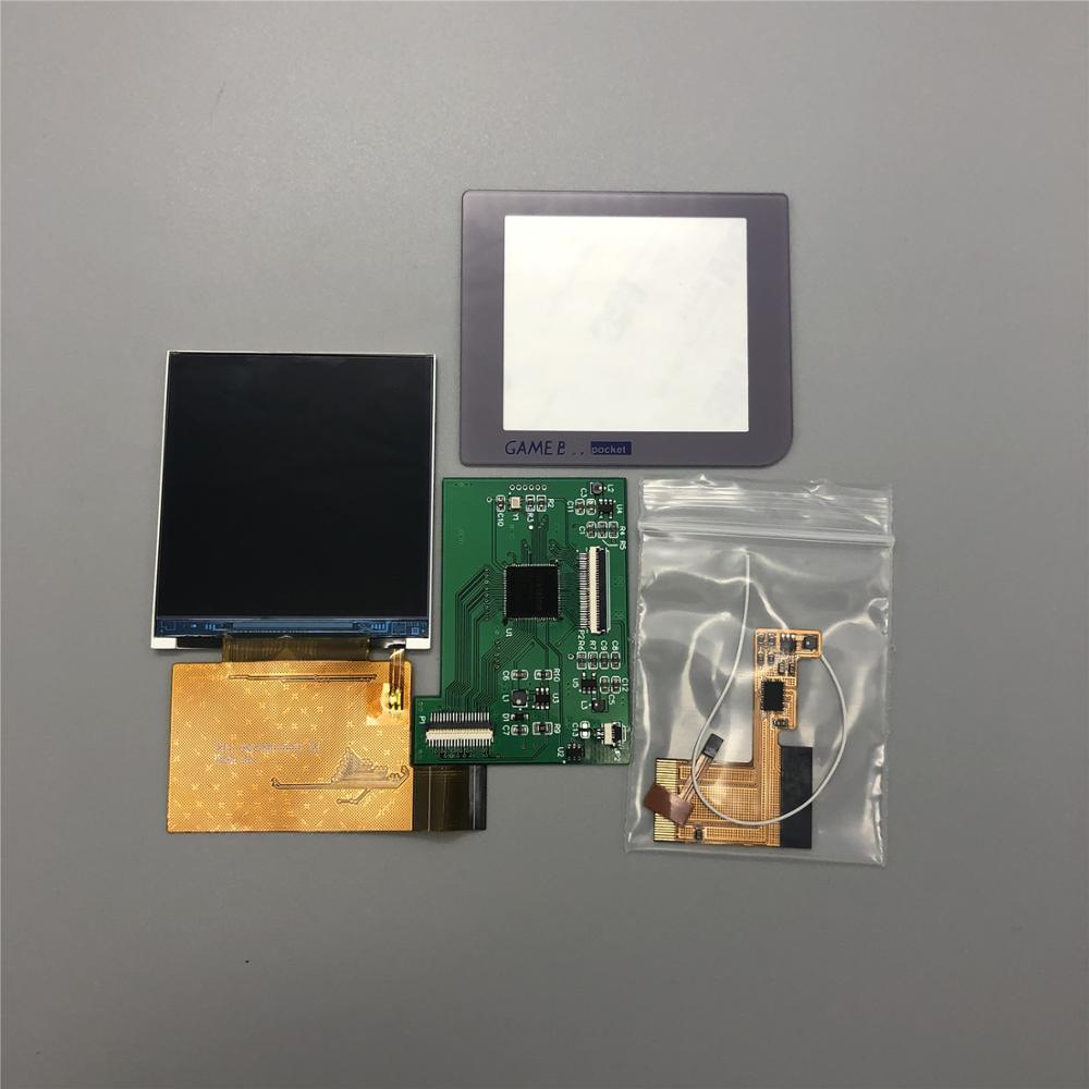 Facile à installer 2.6 "taille d'origine IPS haute luminosité écran LCD est adapté pour Nintendo Gameboy poche GBP: 2.6 grey no light