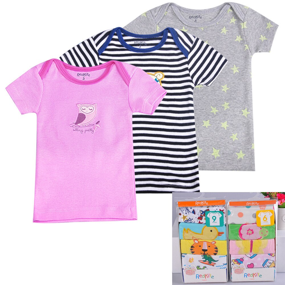 Gedruckt muster Umschlag kragen kurzarm T shirt t shirt Kinder Kurzarm T-shirt Baby Sommer Oansatz Casual T hemd