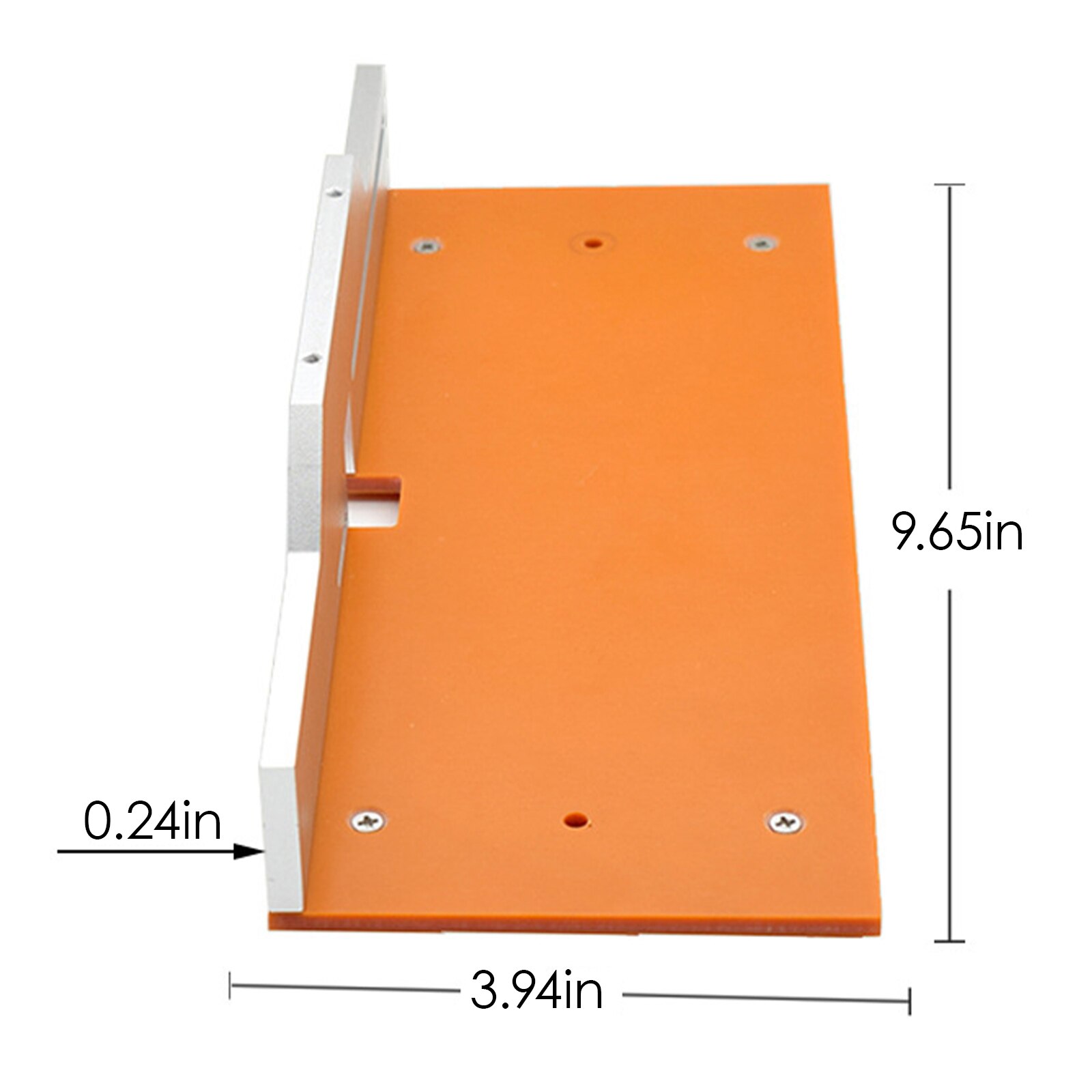 Aluminium Router Table Insert Plate Electric Wood Milling Flip Boardwith Miter Gauge Guide Set Table Saw Woodworking Workbench: B