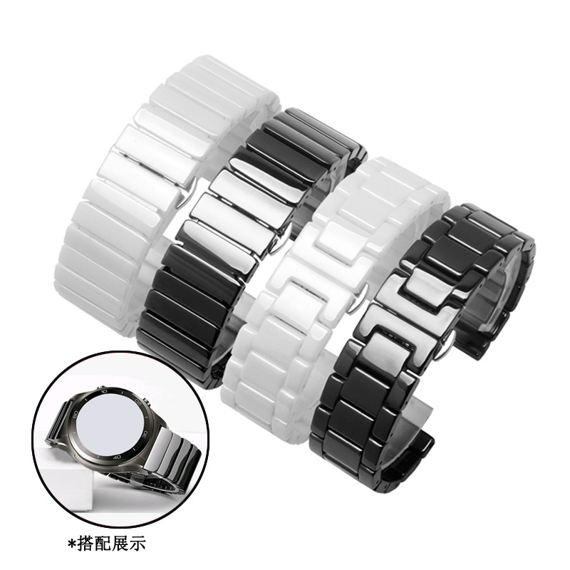 Keramik 22mm uhr Band für Samsung Galaxis uhr 46mm 3 45mm Band Getriebe S3 Grenze Armbinde handgelenk gürtel Huawei uhr GT 2 Gurt