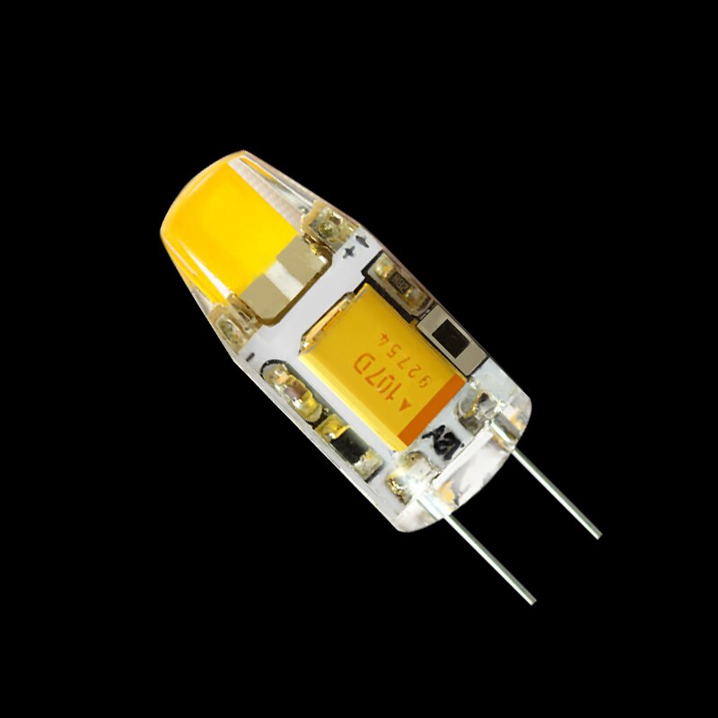 5 stk led lampe  g4 cob 12v led pærer 3w 6w ac12v led  g4 cob lampe udskiftning til krystal led pære spotlight varm kold hvid