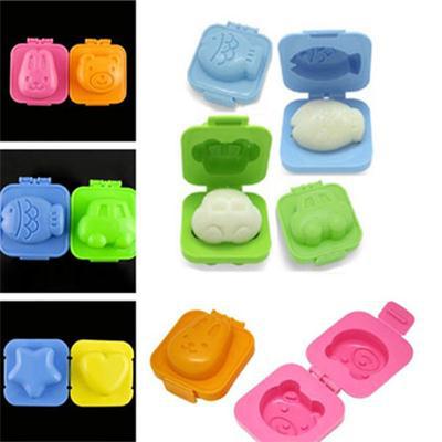 1Pcs Boiled Egg Mold Cute Cartoon 3D Egg Ring Mould Bento Maker Cutter Decorating Egg Tool