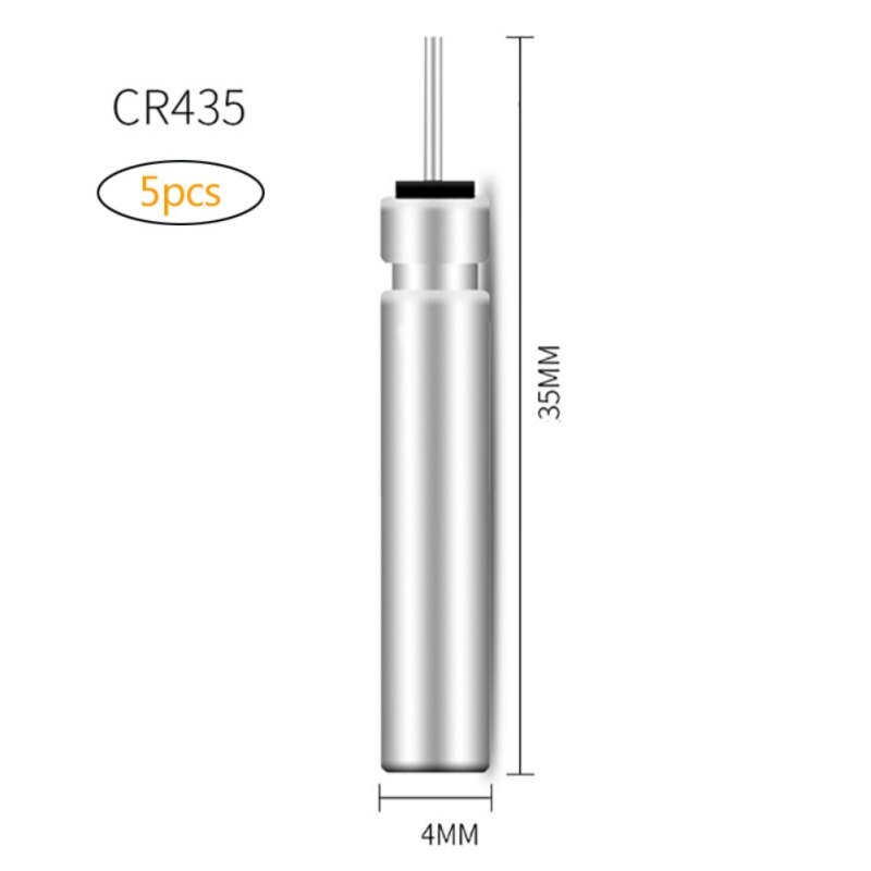 5 Stks/set CR-311/CR-322/CR-425/CR-435 Batterijen Vissen Float Batterij Lithium Pin Cellen Led Elektrische Vlotter Licht stok: CR-435