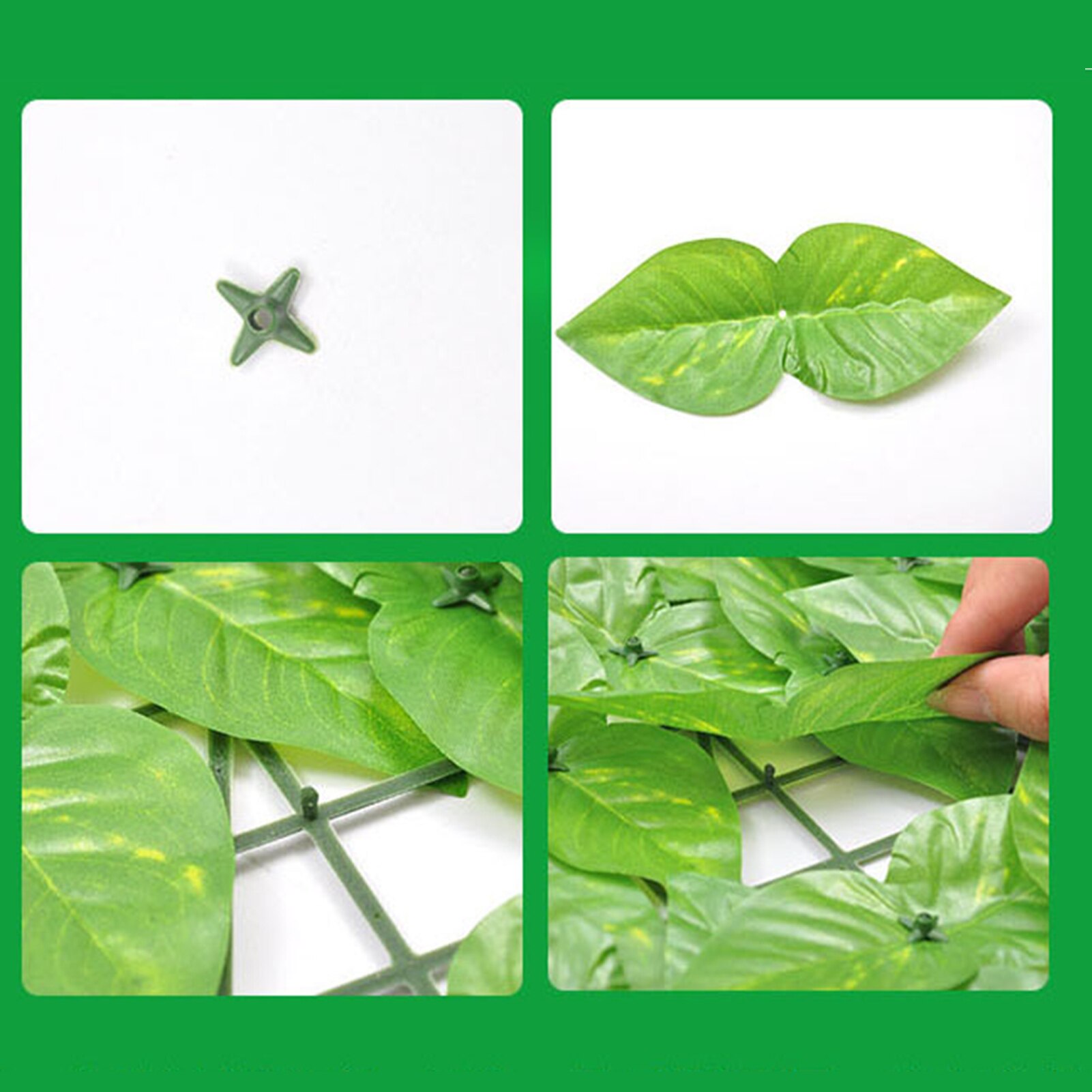 1*3M Artificial Privacy Fence Screening Roll Garden Artificial Ivy Leaf Hedge Fence For Outdoor Indoor Patio Decor Yard Fence