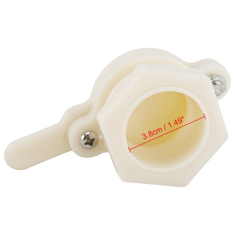 10 Pcs Nylon Heavy Duty Honey Gate Valve with Wing Nut Bee Hive Tool Use on Pails and Some Extractors