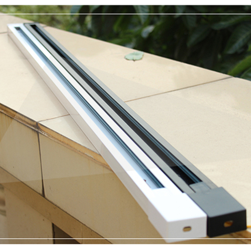 Spoorverlichtingsarmaturen Trackl Bar 0,5 m 2-draads railconnectorsysteem Universele railverlichtingsarmatuur voor led-spotplafondlamp