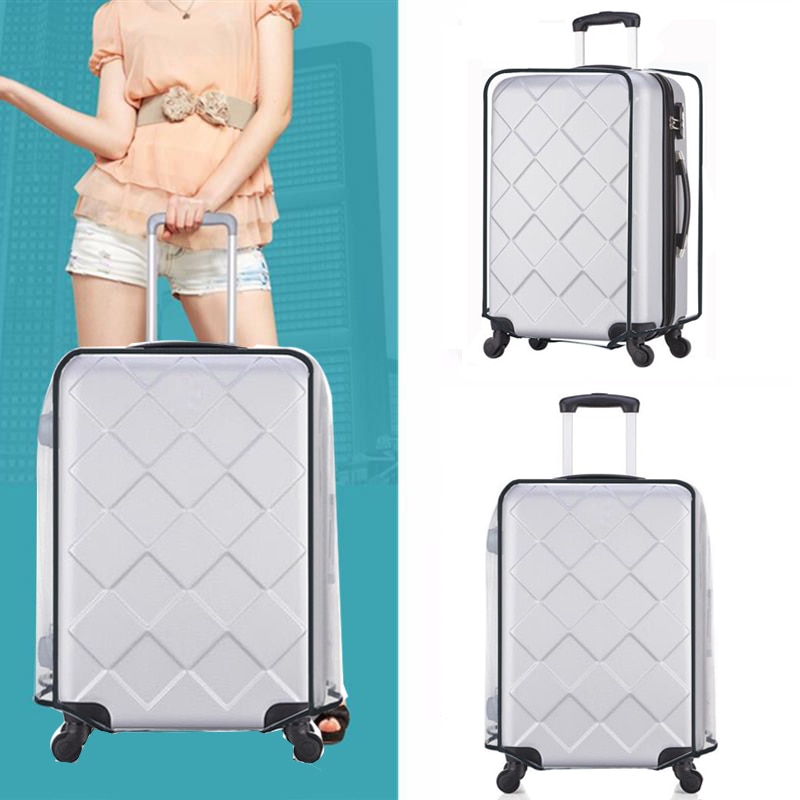 Luggage Cover Transparent PVC Trolley Suitcase Protective Cover Waterproof Travel Accessories Bag Size 18-30 inch CXL01