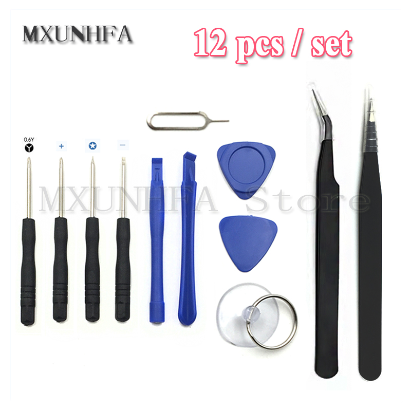 Mobile Phone Repair Tool Kit Pry Opening Tools Set with Pentalobe Screwdriver for iPhone 12 11 X 7 8 6S