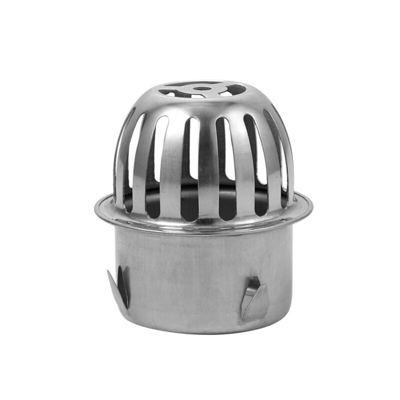 Stainless Steel Balcony Roof Round Large Displacement Anti-Blocking Floor Drain Outdoor Rain Bucket Drainage Floor Drain: Default Title