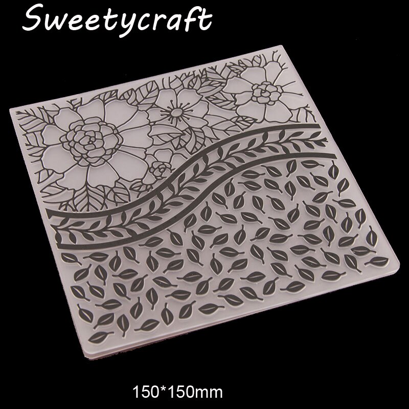 Embossing Folder Peony Flower Scrapbooking Plastic Embosser Folders for Card Making Supplies Album Wedding Paper Crafts Decor