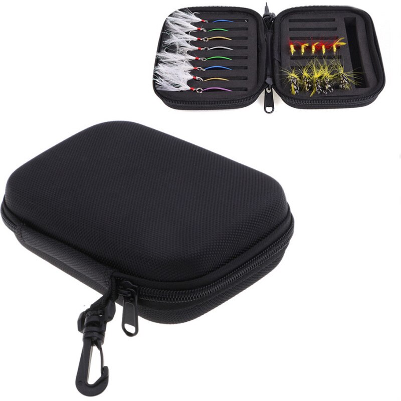 Double Side Fly Fishing Lures Bag Spinner Spoons Fishing Trout Flies Jig Head Tackle Storage Case Fly Fishing Flies Fishhook Bag