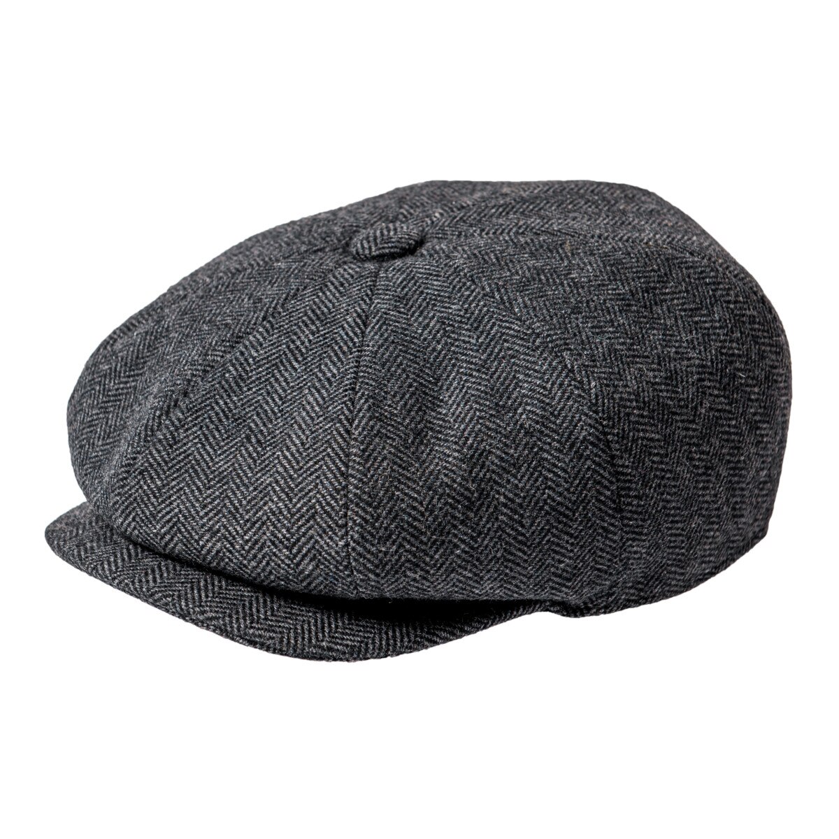 Jangoul Newsboy Caps Men 8 Panel Flat Cap Wool Blend Driving Hat Beret Male Herringbone Baker Boy Ivy Hats: GRAY / 6 7/8