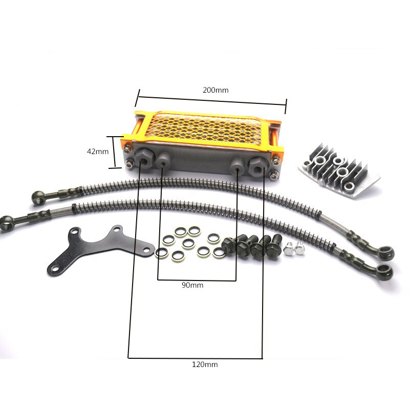 Motorcycle Horizontal Engine 50cc 70cc 90cc 110cc 125cc 140cc Chinese Made Dirt Pit Oil Cooling Cooler Monkey Bike ATV Radiat