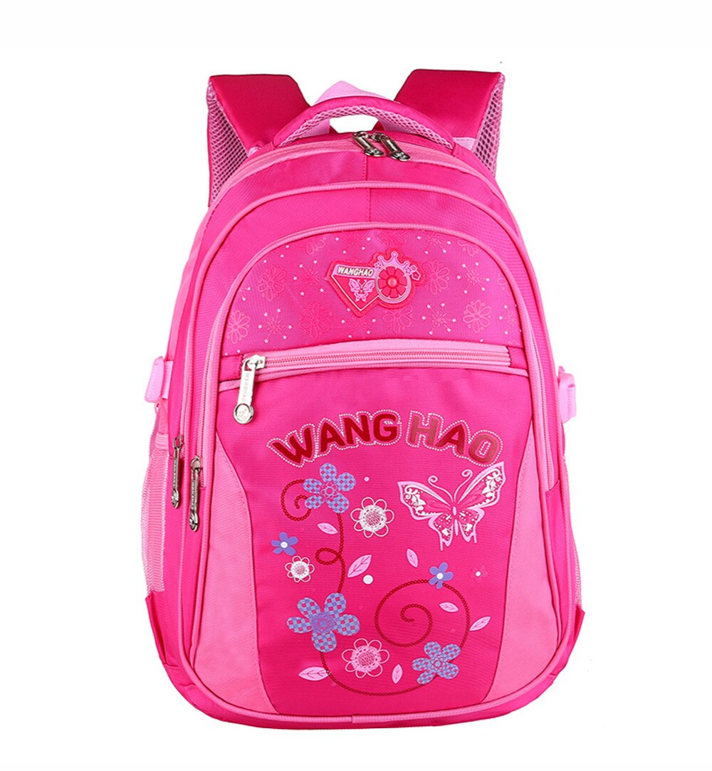 Children School Bags for Girls Lovely Butterfly Printing Backpack Waterproof Kids Shoulder Book Bag pack mochila 2 sizes