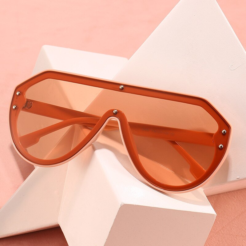 Outdoor Sunscreen sunglasses Large frame One-piece sunglasses Anti-UV 400 Cycling travel beach climbing hiking sunglasses