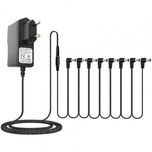 Power Supply Adapter Solid Anti-Scratch Convenient Multiple Plugs Solid Multifunctional Effector Charger:  EU Plug