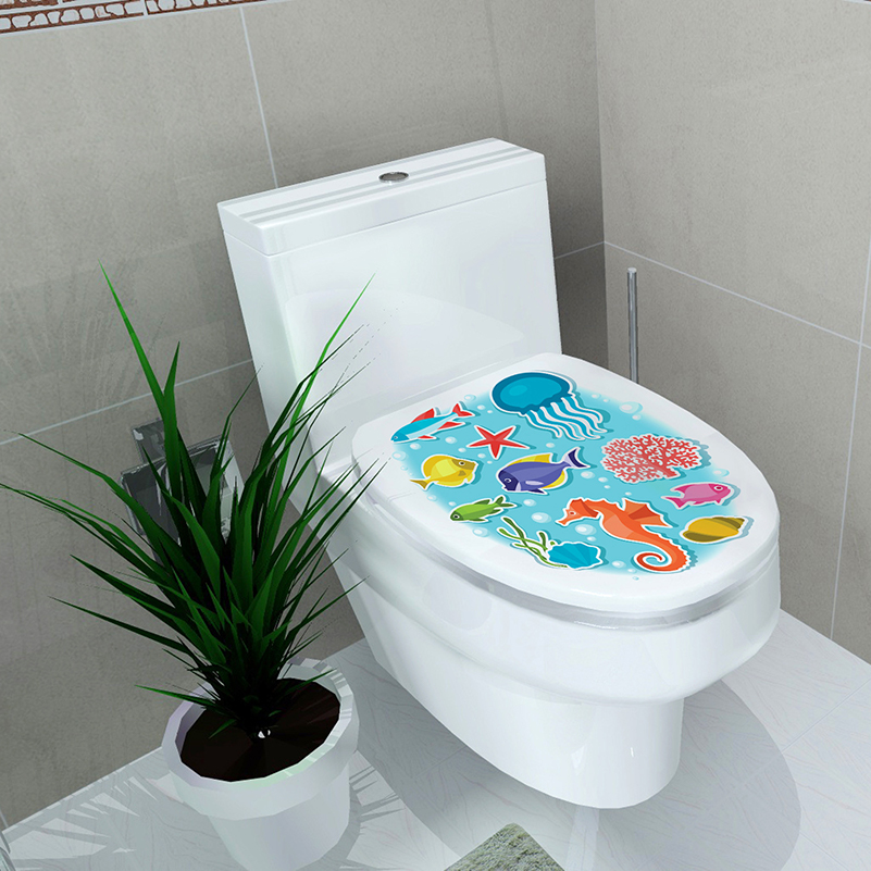 Bloem Muurschildering Wc Stickers Badkamer Decoratie Stickers Badkamer Decoratie Zelfklevende Schilderijen Giraffe Geplaveide