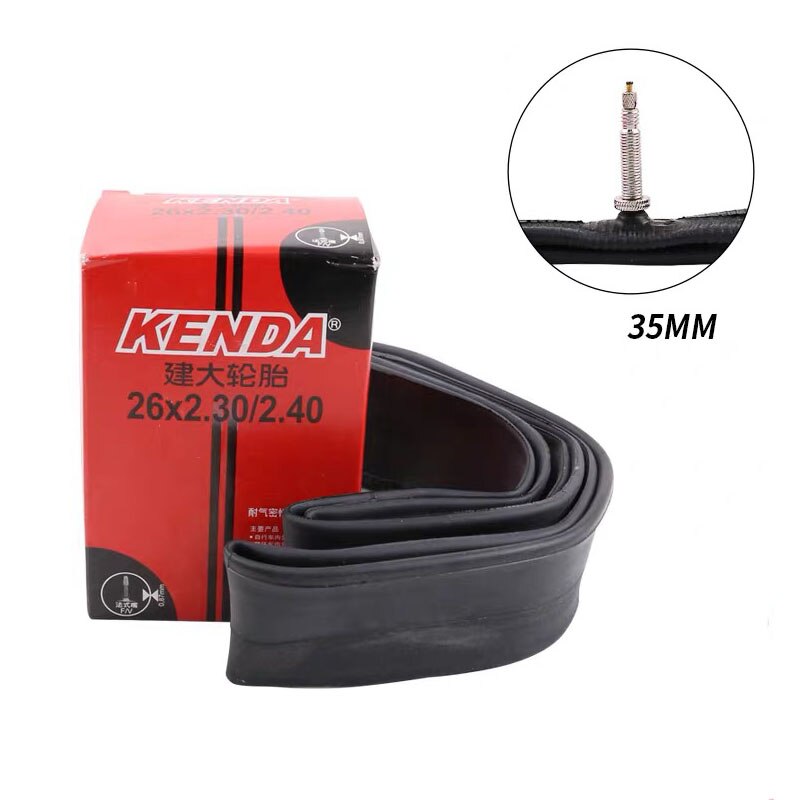 KENDA MTB 26 inch Tube 26×1.95/2.125 2.3/2.4 26 Bike Inner Tube: 26x2.3-2.4C FV 35mm