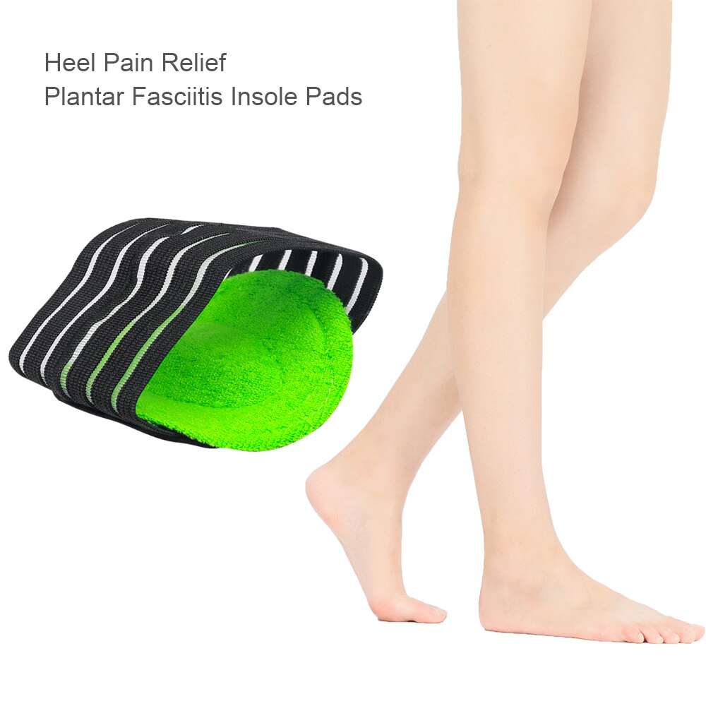 2pcs Foot Arch Support Plantar Fasciitis Heel Pain Aid Run-up Pad Foot Corrector Foot Care Tool Flat Orthotics